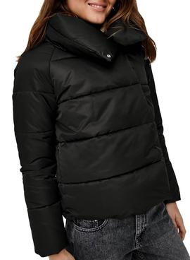 Chaqueta Only Newjune Short Acolchada Negro Mujer