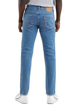 Pantalon Vaquero Levis 511 Slim Azul Tabor Hombre