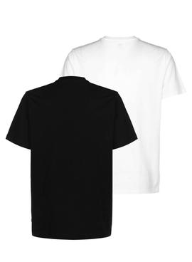 Pack 2 Camisetas Levis Crewneck Blanco Negro