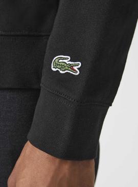 Sudadera Lacoste Hoodie Negro para Hombre