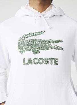 Sudadera Lacoste Hoodie Blaco para Hombre