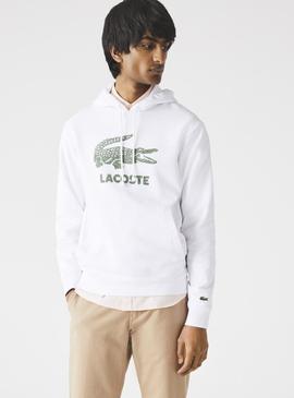 Sudadera Lacoste Hoodie Blaco para Hombre