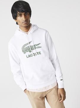 Sudadera Lacoste Hoodie Blaco para Hombre