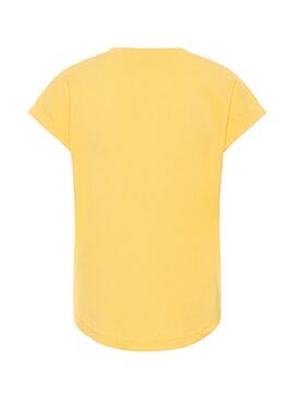 Camiseta Name It Amarillo Felicia Para Niña