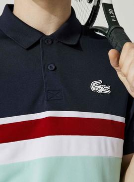 Polo Lacoste Sport Regular Fit Marino para Hombre