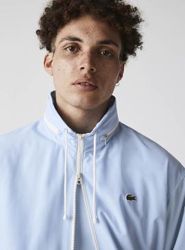 Cortavientos Lacoste Tafetan Azul para Hombre