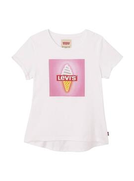Camiseta Levis Mimi Blanco Niña