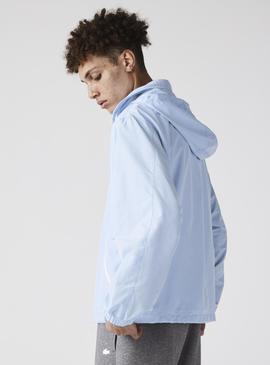 Cortavientos Lacoste Tafetan Azul para Hombre