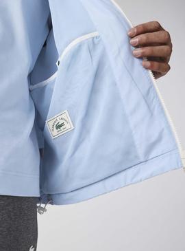 Cortavientos Lacoste Tafetan Azul para Hombre