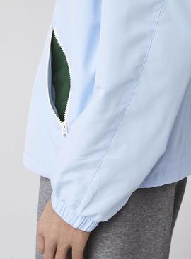 Cortavientos Lacoste Tafetan Azul para Hombre