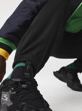Pantalon Chandal Lacoste Sport Tenis Negro Hombre