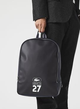 Mochila Lacoste Lona Revestida Marino para Hombre