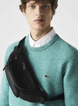 Riñonera Lacoste Pocket Negra para Hombre