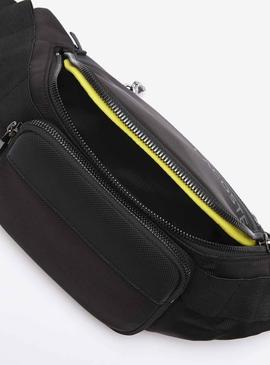 Riñonera Lacoste Pocket Negra para Hombre