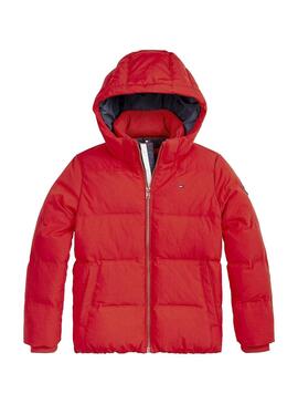 Chaqueta Tommy Hilfiger Essential Padded Rojo Niño