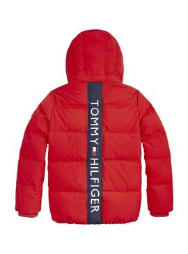 Chaqueta Tommy Hilfiger Essential Padded Rojo Niño