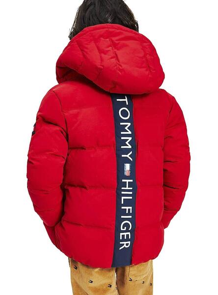 Tommy Hilfiger Essential Padded Rojo Niño