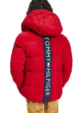 Chaqueta Tommy Hilfiger Essential Padded Rojo Niño