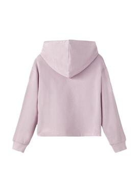 Sudadera Name It Vanita Boxy Rosa Para Niña