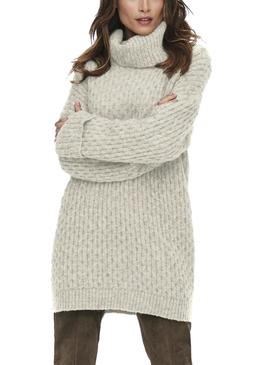 Jersey Only Gertrud Life Gris Para Mujer