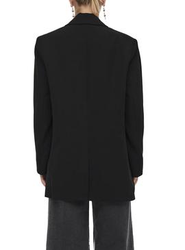 Blazer Only Lana Berry Oversize Negro Para Mujer