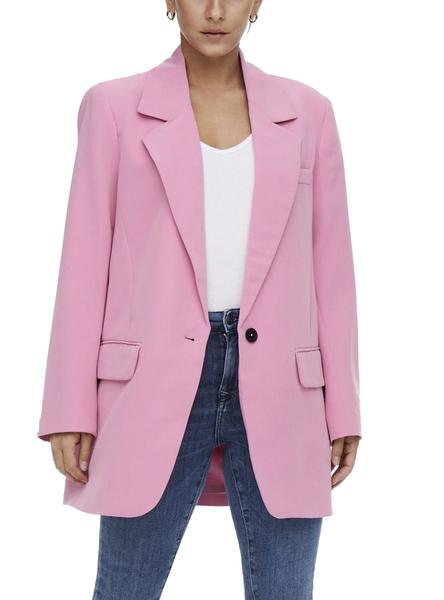 Blazer Only Berry Oversize Rosa Para