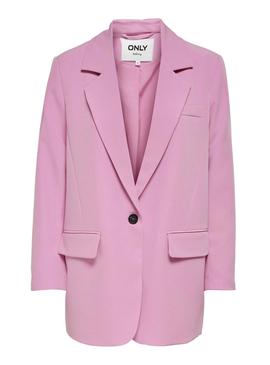 Blazer Only Lana Berry Oversize Rosa Para Mujer