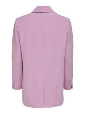 Blazer Only Lana Berry Oversize Rosa Para Mujer