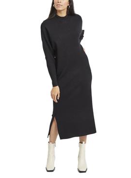 Vestido Vila Olivinja Ankle Negro Para Mujer