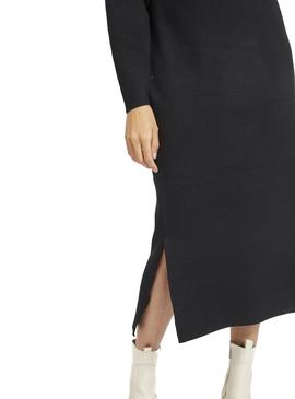 Vestido Vila Olivinja Ankle Negro Para Mujer