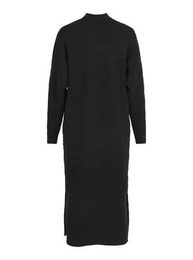 Vestido Vila Olivinja Ankle Negro Para Mujer