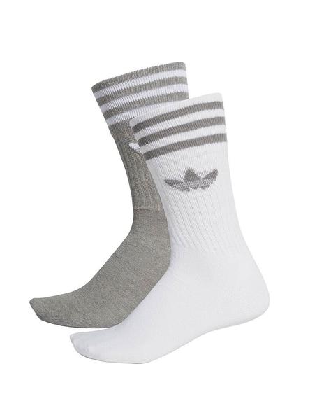 Calcetines Adidas Solid Gris Hombre y Mujer