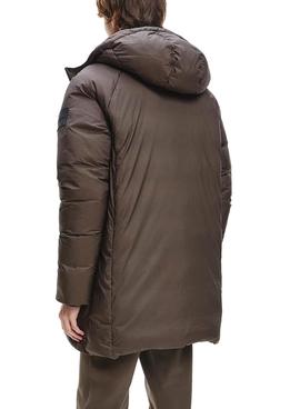 Parka Calvin Klein Technical Marron para Hombre