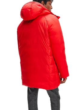 Parka Calvin Klein Technical Rojo para Hombre
