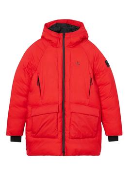 Parka Calvin Klein Technical Rojo para Hombre