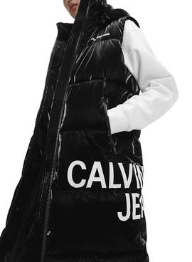 Chaleco Calvin Klein Institutional Negro Mujer
