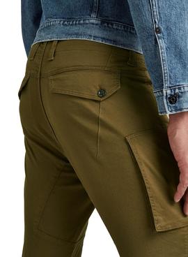 Pantalon G-Star Cargo 3D Verde para Hombre