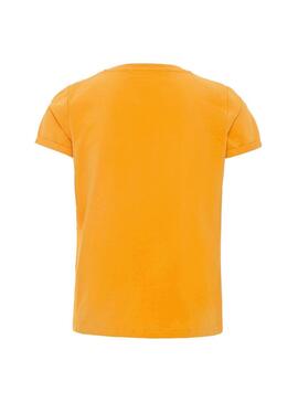 Camiseta Name It Vixi Amarillo Para Niña