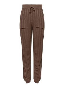 Pantalon Only New Tessa Marron para Mujer