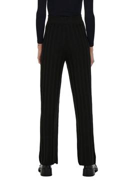 Pantalon Only New Tessa Wide Negro Para Mujer