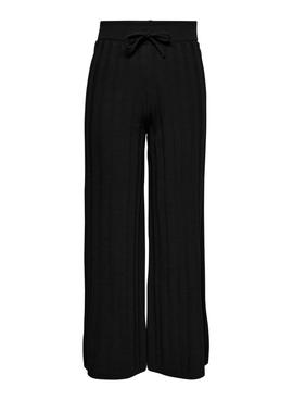 Pantalon Only New Tessa Wide Negro Para Mujer