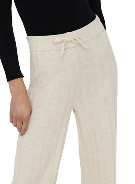 Pantalon Only New Tessa Punto Beige Para Mujer