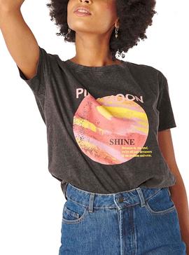 Camiseta Naf Naf Luna Rosa para Mujer