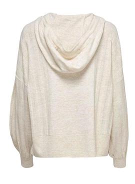 Jersey Only New Tessa Capucha Beige Para Mujer