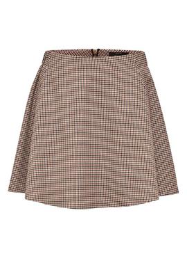 Falda Only Rosaria Marron