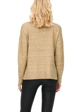 Jersey Only Noli Pullover Beige Para Mujer