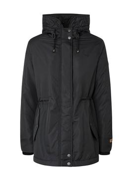 Parka Pepe Jeans Gaby Negro para Mujer