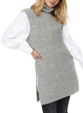 Vestido Only Cora Rollneck Gris para Mujer