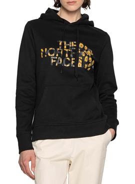 Sudadera The North Face Animal Print Negro Mujer