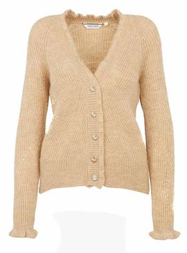 Chaqueta Naf Naf Punto Camel Para Mujer